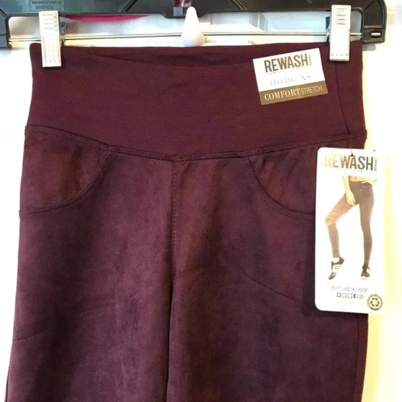 NWT Rewash Legging High Rise Comfort Stretch Girl/Women Pants Size XS - Picture 5 of 8